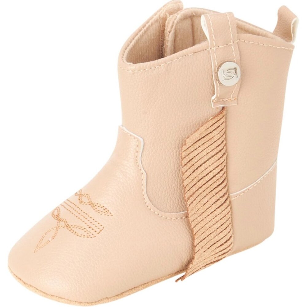 BEBE Baby Girls' Boots - Soft Sole Western Cowboy Booties - Pre-Walker Infants 3